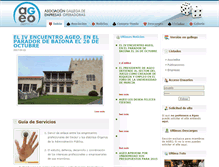 Tablet Screenshot of ageogalicia.com